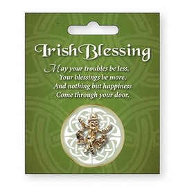 Loving Jesus St Patrick's day Leprechaun Brooch PIN St Patrick Gift