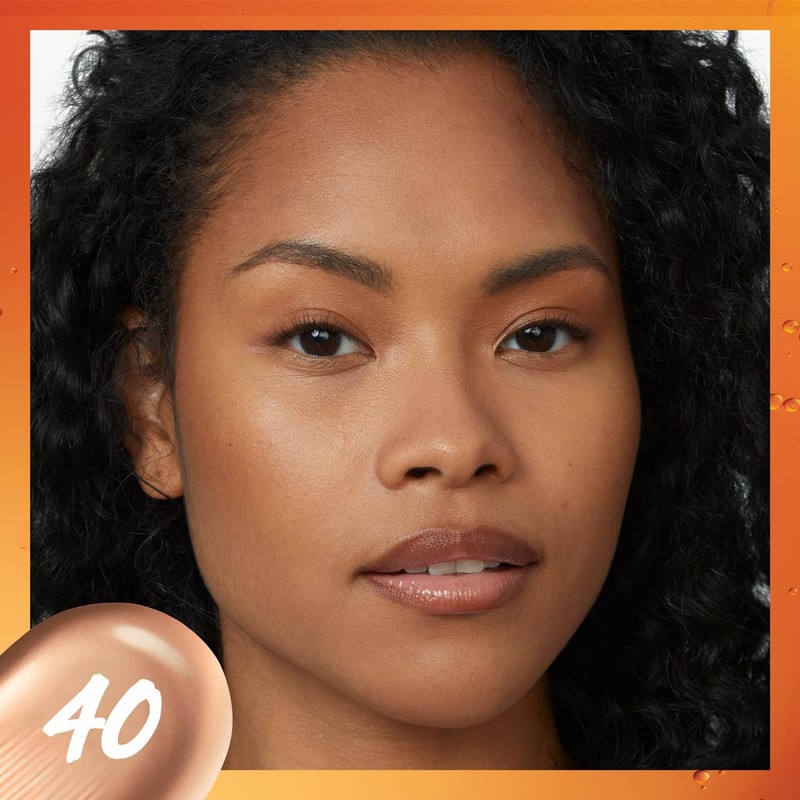 Maybelline New York Foundation, Long-Lasting Makeup with Vitamin C, Vegan