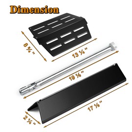 7621 7620 Flavorizer Bars 62752 Burner Tube 65505 Heat Deflectors Grill Replacement Parts for Weber Genesis E-310 Grill Parts Genesis 300 Series E310 E-330 S330 EP310 S-310 S-320 S310 EP330 E330 Parts