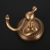 Antique Bathroom Brass Door Towel Hanger Holder Clothes Coat Hat