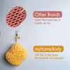 myHomeBody プレミアムバススポンジ フォームヘチマスポンジ シャワー用ボディスポンジ - Lサイズ 泡がたくさん 曲線美 2パック