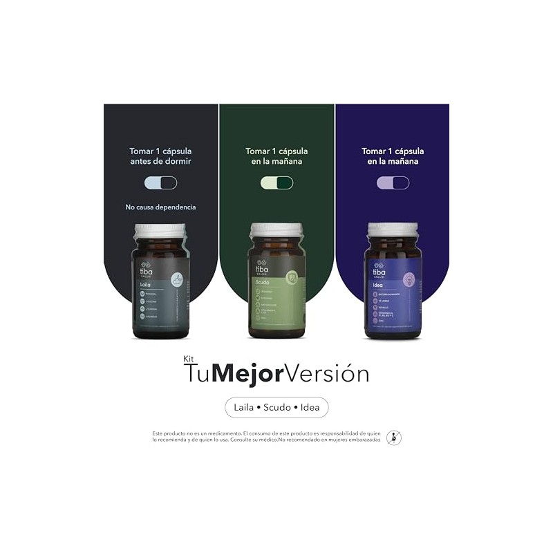 Triple Pack Scudo Laila e Idea Defensas Descanso Memoria TIBA