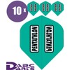 abcdarts Unisex - Adult Pentathlon Classic Dart Flights, Aqua, Classic