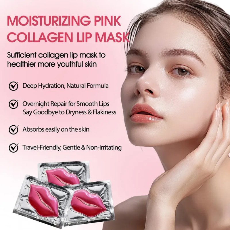 Moisturizing Lip Enhancer Patches 30 Pcs Gel Collagen