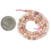 Natural Peruvian Pink Opal Gemstone 4mm Faceted Cube Square Loose