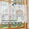 suction Cafe Curtains, Kitchen Curtains for Windows, Lace Curtains with