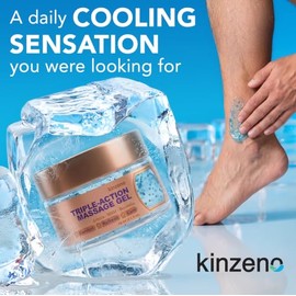 Triple Action Massage Gel 2.5 fl oz – Cooling Muscle Rub Cream