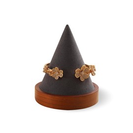 Yinbeini Bracelet Display Stand, Jewelry Holder,Wooden Watch Holder,Premium Jewelry Display for Vendors,Luxury Bracelet Holder Organizer,Grey Jewelry Stand