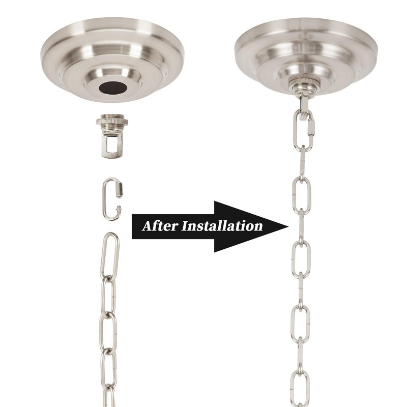 SHENGQINGTOP Heavy Duty Light Fixture Canopy Kit 5.3 Inches Diameter