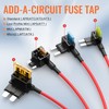 RVBOATPAT 16pcs 12V Fuse Taps Low Profile Mini Micro2 Fuse