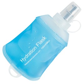 AXEN - Frasco suave de 150 ml, TPU plegable, botella de agua plegable suave para hidratación, ciclismo, maratón, correr, senderismo