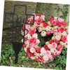 Outanaya Dad Memorial Cemetery Cross Stake Heart Design Garden Ornament