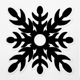 Decal Stickers of Snow Crystal 14 Premium Indoor (No Waterproof) Vinyl Decal Stickers for Laptop Phone Accessory Helmet Car Window Mug Tuber Cup Door Wall Decoration NVCVER3g84501BL