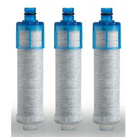 [MOTRA] JF-K21 Replacement Water Filter Cartridge (Compatible Product, Universal Type), 12 Substances Removal, Water Filter Cartridge, Standard Type (3 Pieces)