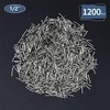 1200pcs Hardware Nails, 1/2'' × 18 Ga Nickel Plated Hanging