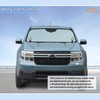Car Ditch Hood Light Mount Brackets Compatible with Ford Maverick