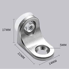 20Pcs Mounting Brace Fixing Glass Shelf Bracket Pegs Supports with Chuck Wall Mount,Glass Mounting Brackets