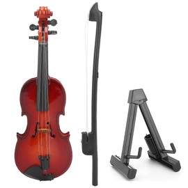 1/6 Violin Model Miniature Doll House Accessory Decoration Ornament Instrument Toy10cm