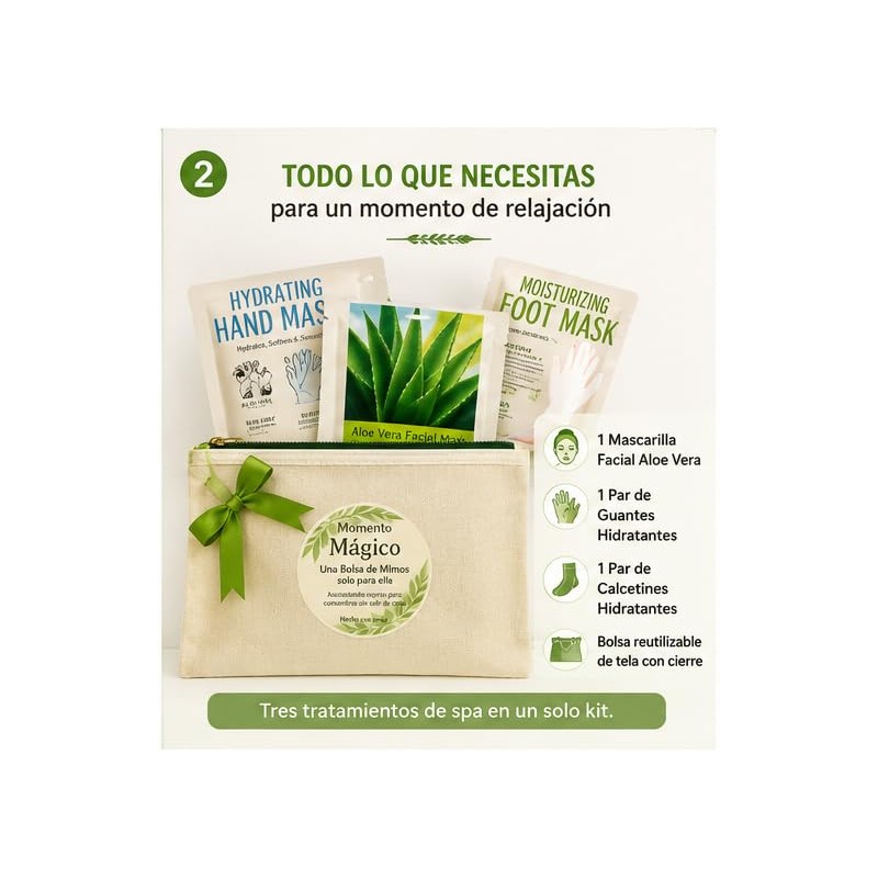 Genérico Kit Autocuidado Calma Aloe Vera Cada Uno