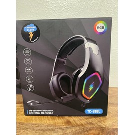 Thunder Cloud Gaming Headset TC-20BL - Black NIB