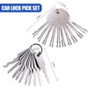 30-Piece Lock Picking Set, Stainless Steel Multifunctional Door Lock Key,