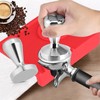 57.5mm/49mm Stainless Steel Coffee Tamper Flat Base Espresso Beans Press
