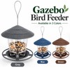 Hanging Bird Feeder for Wild Birds – Gazebo-Style Plastic Seed