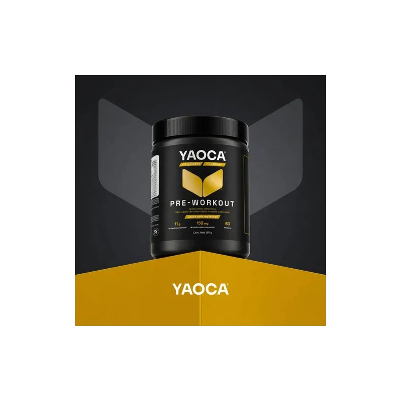 Yaoca Suplemento En Polvo Pre Workout Y Creatina, Vit C