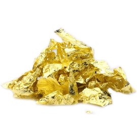 D02 SPRINKLES HOJA DE ORO COMESTIBLE. 16x16cm EN BOTE