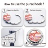 BEAVOING Purse Hook for Table, Set of 3 Purse Hanger