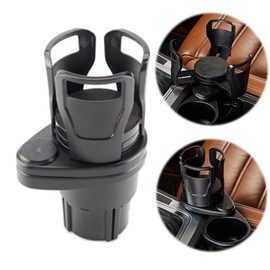 Elora Adjustable 2in1 Car Seat Cup Holder Water Bottle Drink Coffee Food Storage