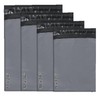 100 Pack Grey Colour Plastic Polythene Peel + Seal Mailing