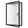 SWANCROWN Enclosed Notice Board Magnetic Bulletin Boards for Office with