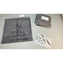 PARACHUTE Classic Turkish Cotton Wash Cloth in Coal Gray **New In Bag w/Tags