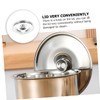 ULTECHNOVO Stainless Steel Lid for Seasoning Pot Replacement Covers Cooking