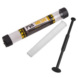 OROOTL PVA Mesh Bait Net Carp Fishing Fast Melt PVA Mesh Bag Refill Stocking with Plunger for Boilie Rig Carp Fishing 25mm/37mm Available