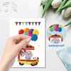 CREATCABIN 9 Sheets Circus Carnival Animals Window Stickers Clown Amusement