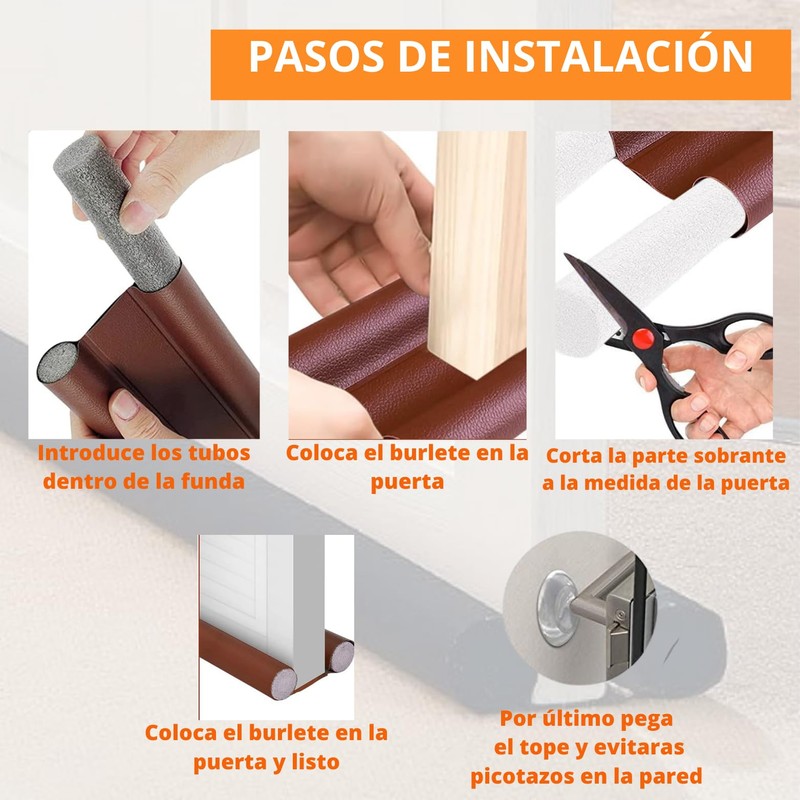 Entrance Door Draught Excluder Wall Stopper Insulating Prevent Dust and