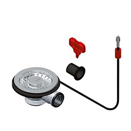 Franke FRAGRANIT 112.0389.090 Semi-Integral Tube with Eccentric and Overflow, Participant, Other