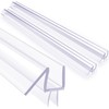 MiFacie Door Bottom Seal, 2 PCS Frameless Door Seal, Ultra