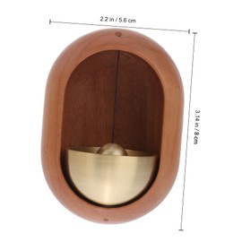 BESPORTBLE Fridge Door Wind Bell Cherry Wood Magnetic Chime Decor Door Chime Ornament