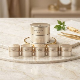 IOPE Super Vital Cream 50ml single item set + 10ml x 5 creams given away / 아이오페 슈퍼바이탈 크림 50ml 단품 세트+크림10ml x5개 증 정