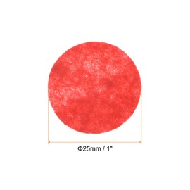 QUARKZMAN Pack of 600 Round Felt Circles, 25 mm 1 Inch Pre-Cut Felt Craft Pads, Non-Woven Mini Felt Fabric Circles for DIY Sewing, Craft Projects, Crafts, Mixed Colours