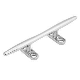 Joyzan Stainless Steel Boat Cleat, Dinghy Cleat, Mooring Cleat, Heavy Duty Stainless Steel Dock Cleat, 6 Inch Open Base Rope, Dock Cleat for Fixing, Boat Mooring Accessories, Nautical