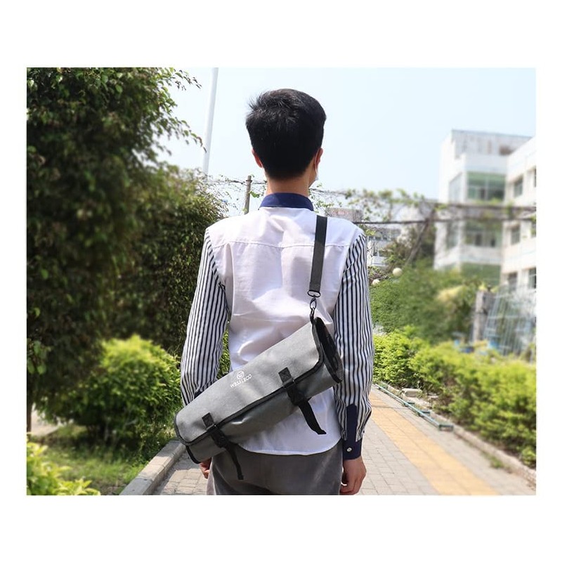 PUBAMALL Bolsa enrollable para cuchillos de chef, bolsa de almacenamiento