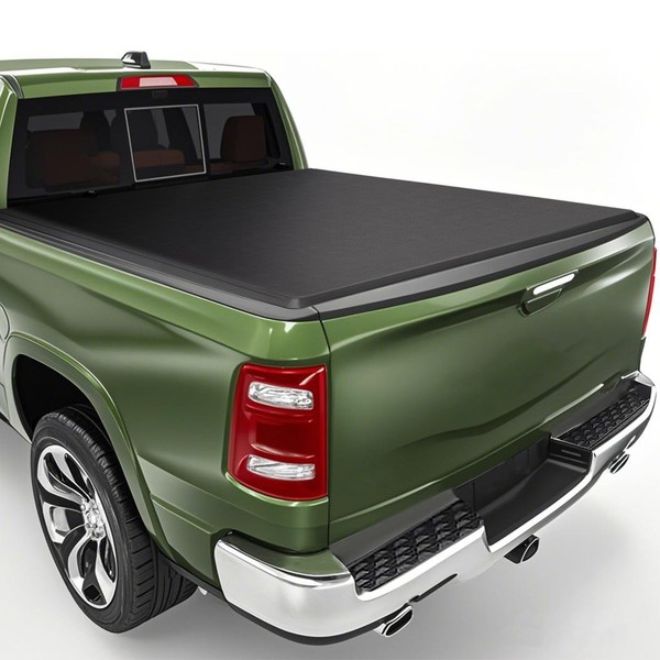 TNMT Soft Roll Up Truck Bed Tonneau Cover Compatible with