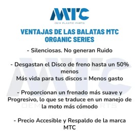 Juego De Balatas Delanteras Para Elite 125 Fa721 Mtc                                                                                                  