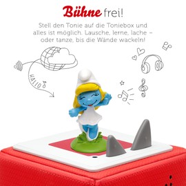 tonies Audio Figure for Toniebox, The Smurfs - An Irreluctable Smile & 3 Other Smurfy Adventures, Audio Play for Children from 3 Years, Playing Time Approx. 50 Minutes