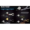 War Eagle WE38BT204 War 3/8 Buzztoad Artificial Fishing Bait, Grey