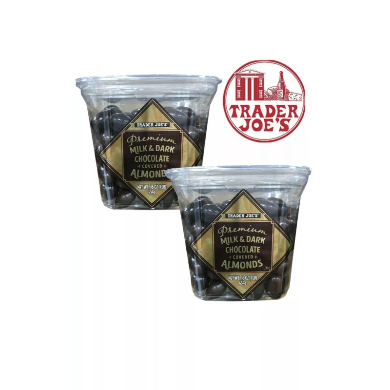 Trader Joe's 2 Packs Trader Joe's Premium Milk Dark Chocolate
